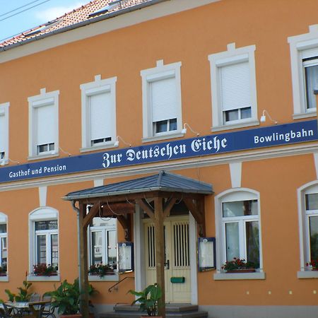 Zur Deutschen Eiche - Fruehstueckspension Und Ferienwohnungen Großschönau Exteriör bild
